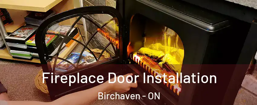  Fireplace Door Installation Birchaven - ON