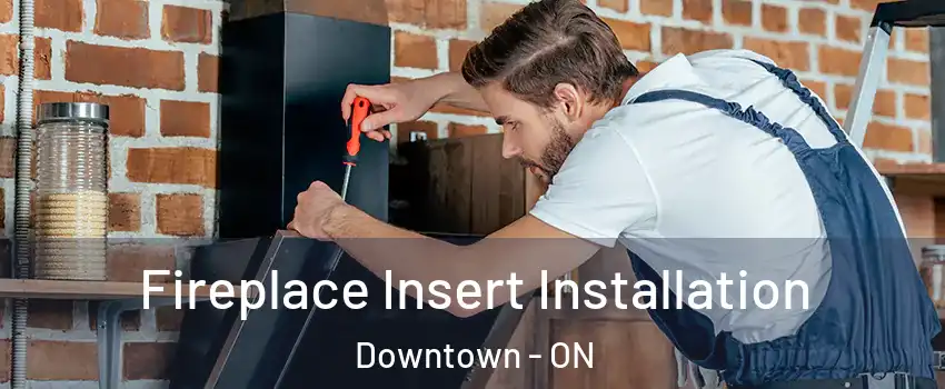  Fireplace Insert Installation Downtown - ON