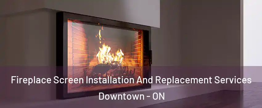 Fireplace Screen Installation And Replacement Services Downtown - ON