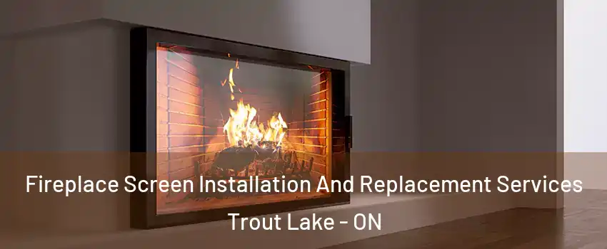 Fireplace Screen Installation And Replacement Services Trout Lake - ON