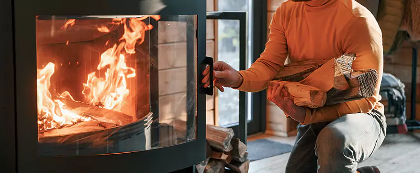 Residential Fireplace Ceramic Glass Installation in North Bay, ON