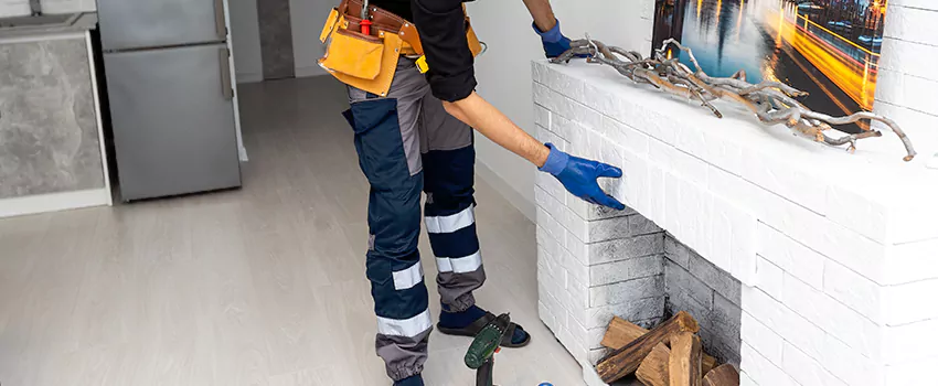 Outdoor Fireplace Restoration in North Bay, Ontario