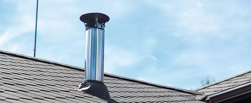 Outdoor Metal Chimney Installation in North Bay, Ontario