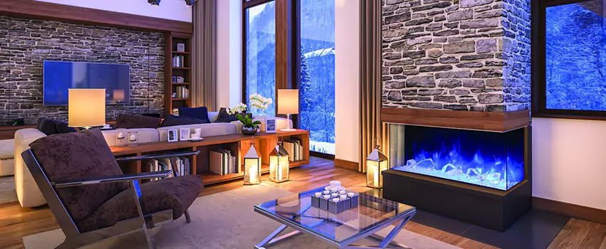 Dynamic Flame Color Fireplace Installation in North Bay, ON